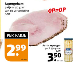  ham 150 350 aspergeham pakje versafdeling 3.99 kilo aarts asperges pot asperge 