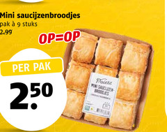  saucijzenbroodjes 9 250 mini pak stuks broodjes 