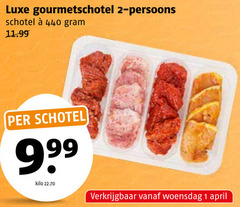  gourmetschotel 1 2 luxe persoons schotel kilo woensdag 