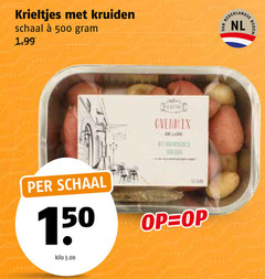  krieltjes 150 500 kruiden schaal nl bodem kilo 