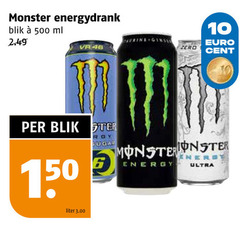  monster energiedrank 10 500 energydrank blik ml cent 1 50 liter energy ultra 