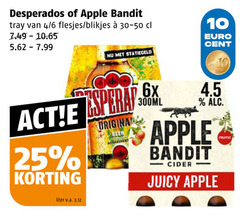  desperados apple bandit appelcider speciaalbieren 10 25 tray 4 6 blikjes cent 6x 300ml espera liter v.a. original beer cider juicy 