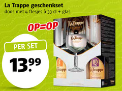  la trappe speciaalbieren 4 33 trappen geschenkset doos glas 