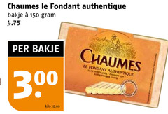  buitenlandse kaas 150 chaumes le fondant authentique bakje 3 kilo 