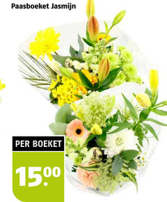  boeket 1500 paasboeket jasmijn 