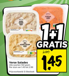  salade 1 150 beenham pittige kip vrije uitloopeieren bieslook verse salades soorten stuk ei 