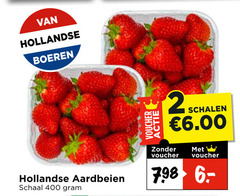  aardbeien 400 hollandse boeren schaal voucher schalen 