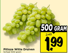  druiven 500 pitloze witte schaal 