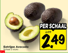  avocado 2 eetrijpe schaal stuks 