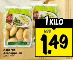  aardappelen 1 b asperge zak kilo 
