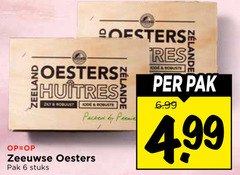  oesters 6 packed by zeeuwse pak stuks 