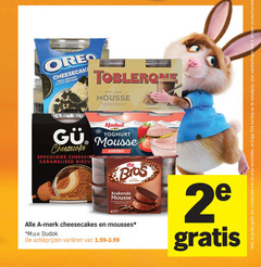  chocolademousse 1 2 50 oreo vanilla cheesecakes with unique biscuit toblerone layer mousse almhof yoghurt cheesecake speculoos caramelised aardbei bros krakende krokante potjes pots luchtig merk mousses m.u.v varieeren 2e combinatie productvarianten 