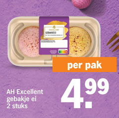  gebak 2 excellent gebakje ei stuks pak 