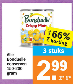  bonduelle groenteconserven 3 crispy score conserven stuks 