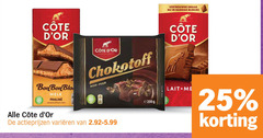  cote d or chokotoff chocolade 25 vertrouwde blokjes since bon noir puur melk pralinee varieeren lait 