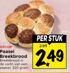  broodjes 320 paasei breekbrood vorm stuk 