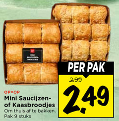  saucijzenbroodjes kaasbroodjes 9 mini saucijzen thuis bakken pak stuks 