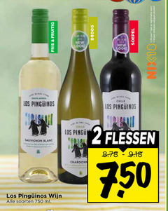  rode wijn witte rose 2 9 18 25 750 fris fruitig pinguinos sauvignon blanc soorten ml new chile wines pingu chardonnay droog soepel nix18 jaar legitimatie alcohol flessen 