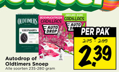  autodrop oldtimers drop snoep zure bosvruchtrode cadillacs auto scheepsknopen pak soorten 