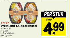  saladeschotel westland stuk 5.99 luxe ei zalm rundvlees 