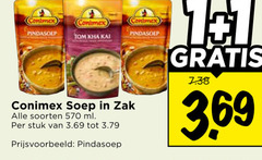  conimex soep 1 pindasoep tom zak soorten ml stuk 