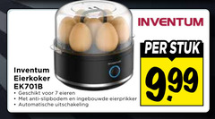  7 inventum eierkoker eieren anti ingebouwde eierprikker automatische uitschakeling stuk 