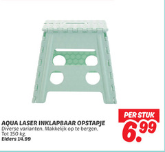  opstapje 150 aqua laser inklapbaar bergen elders stuk 
