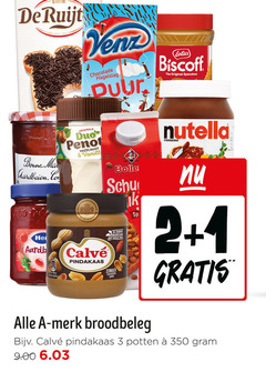  alle merken hero calve pindakaas jam hazelnootpasta hagelslag broodbeleg boterhamvlokken 1 2 3 350 venz chocolade lotus biscoff original speculoos bonne aardbeien originale duo hazelnoot bolle duurzaam merk nutella ferrero potten 