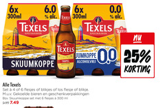 texels speciaalbieren 4 6 25 300 6x 300ml speciaalbier texel 0.0 to skuumkoppe tripel blond bier alcoholvrij blikjes flesje blikje bieren geschenkverpakkingen ml 