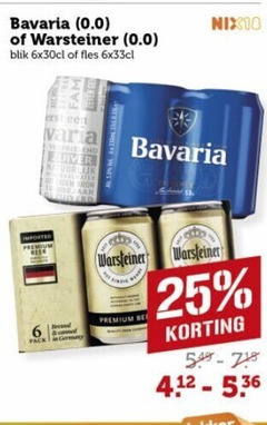  bavaria warsteiner blikjes bier 6 25 0.0 blik fles fam zuiver natuurlijk imported premium pack gang be 