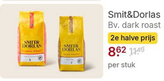  smit en dorlas koffiebonen classic roast dark 2e halve stuk 