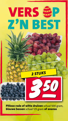  blauwe bessen rode druiven ananas 2 500 vers best stuks pitloze witte schaal 