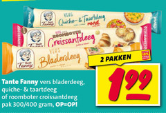  2 10 croissant fanny tanks vers quiche taartdeeg roomboter rond croissantdeeg bladerdeeg tante pak 300 400 pakken 