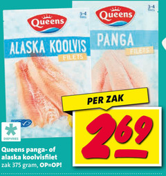  filets queens alaska koolvis panga diepvries koolvisfilet zak 
