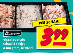 salade 3 100 bijzonder vissalade trio schaal bakjes 