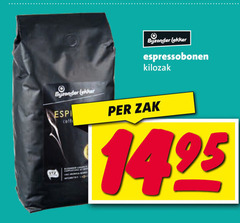  bijzonder lekker koffiebonen espressobonen zak 