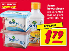  olie en vetten margarine 500 voordeel sense light hart romig good original leven kuip fles ml stuk 