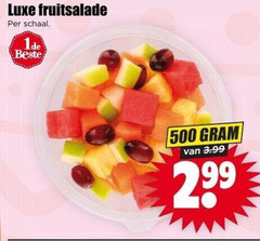  fruitsalade 500 luxe schaal 3.99 