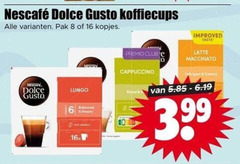  nescafe dolce gusto capsules 6 8 16 koffiecups pak kopjes lungo premio cappuccino improved taste latte macchiato b 3.99 16x 