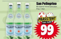  san pellegrino mineraalwater 1 99 bruisend fles liter paasstunt 