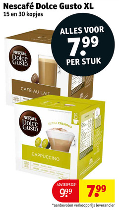 klik op dit plaatje voor een vergroting en voor vergelijkbare aanbiedingen gerelateerd aan
nescafe dolce gusto capsules 15 30 xl kopjes mcafee lait selection profile stuk cremoso cappuccino round origins colombia brazil nescafe dolce gusto capsules 15 30 xl kopjes mcafee lait selection profile stuk cremoso cappuccino round origins colombia brazil