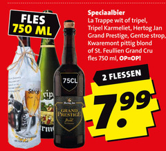  la trappe kwaremont karmeliet hertog jan speciaalbieren 2 750 fles ml strop grand prestige speciaalbier trappen wit tripel gentse pittig blond st. cru flessen 