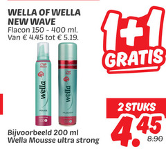  1 2 150 200 400 wella new wave flacon ml mousse haarspray ultra strong stuks 
