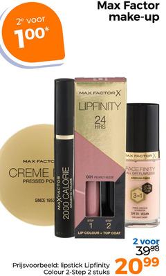  1 2 20 24 100 1953 2099 2e factor make up creme pressed maxfactor calorie dramatic volume since lipfinity pearly nude face finity all day flawless airbrush finish to wear step primer concealer foundation light ivory lip colour top coat lipstick stuks 