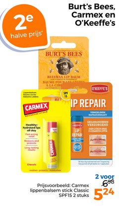  1 2 15 32 2e halve lippenbalsam baume bees carmen beeswax lip with vitamin peppermint les la vitamine Naturel moisturising lips all day fast relief restores and protects lasting classic safety seal rit soothes repair cooling verkoelende verzorgend extreem droge gebarsten lippen avant moisture use dag hydraterend toepassing lippenbalsem stick spf15 stuks 