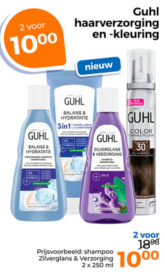  guhl shampoo conditioner haarverzorging haarkleuring 2 30 33 250 10 kleuring balans hydratatie verzorgende shampooing normaal droog haar pour les cheveux 4x panthenol glycerine complex masker serum sec dermatologisch zilverglans verzorging grijs blond blonds salie inhoud color forming mousse donkerbruin lichtbruin siliconen zacht hoofdhuid volume wasbeurten ml 