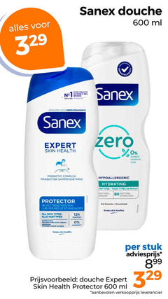  sanex douchegel 600 douche ml skin health shower gel brand developed with expert prebiotic complex zero colorants hydrating tous types peaux natural hydration origin keeps healthy protector helps med at all nourishing and bath cream bad stuk 