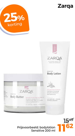  25 200 zarqa body kracht dode zee mineralen sensitive lotion butter schrale plekke beschermt hut hydrateert verstevigen parfum hypoallergeen bodylotion ml 