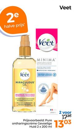  2 100 200 veet halve oil olie r ontharing huile multi post hydratatie huid apaisant la peau natuurlijke oorsprong naturelle huidtype tous types peaux creme depilatoire douceur longue zachtheid parfum frais frissere sensibles gevoelige corps jambes lichaam benen chemische 200ml ml 
