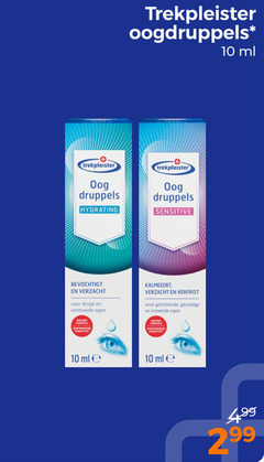 10 trekpleister oogdruppels ml oog druppels hydrating sensitive bevochtigt droge ogen formule vertrouwde gevoelige tranende 